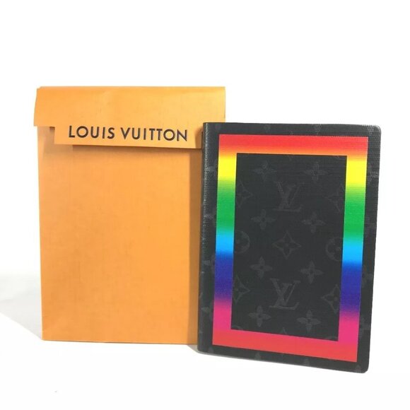 LOUIS VUITTON Monogram Eclipse Rainbow Kai Eclamance notebook Unused - Picture 2 of 14